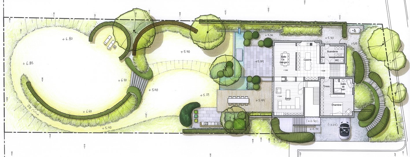 Architecture et aménagement de jardins Ittre