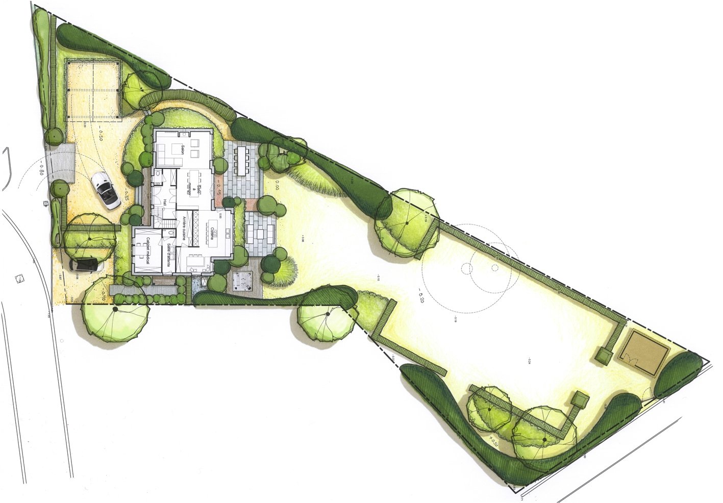 Architecture et aménagement de jardins Lasne
