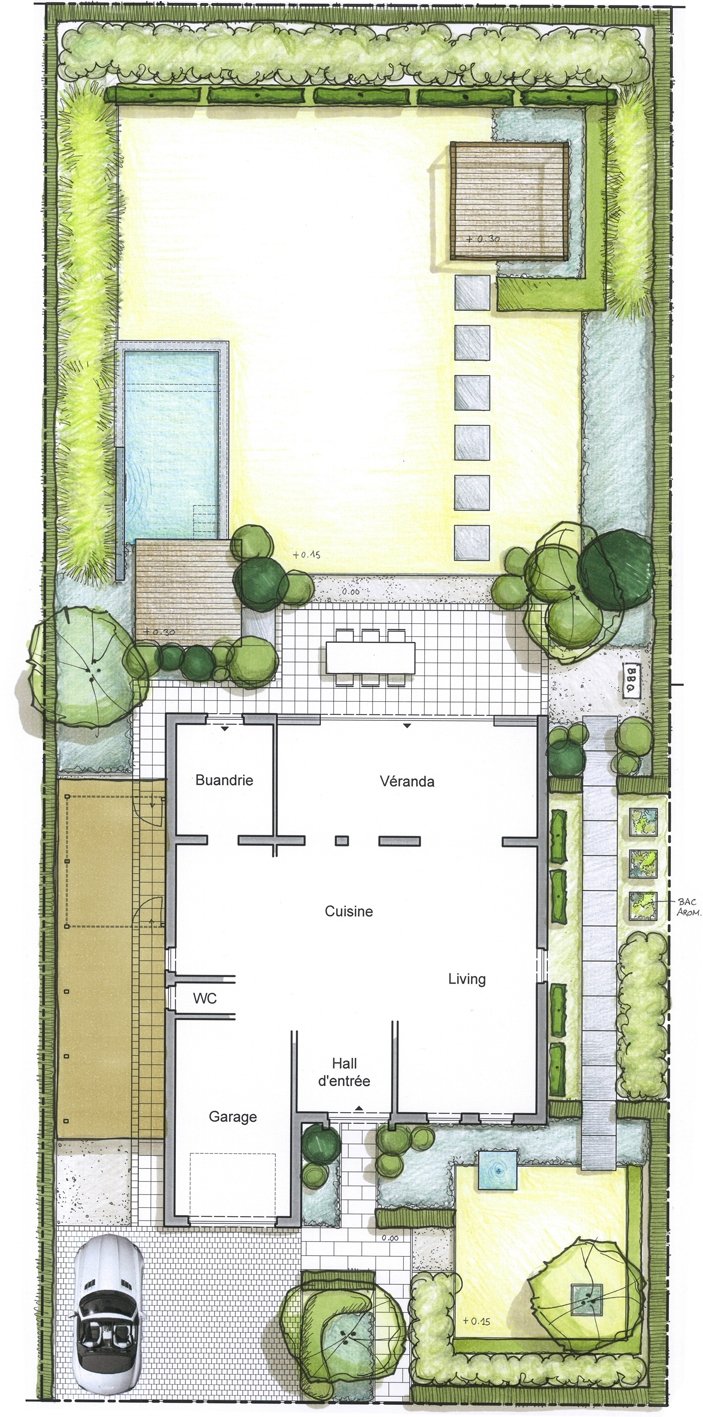 Architecture et aménagement de jardins Mons