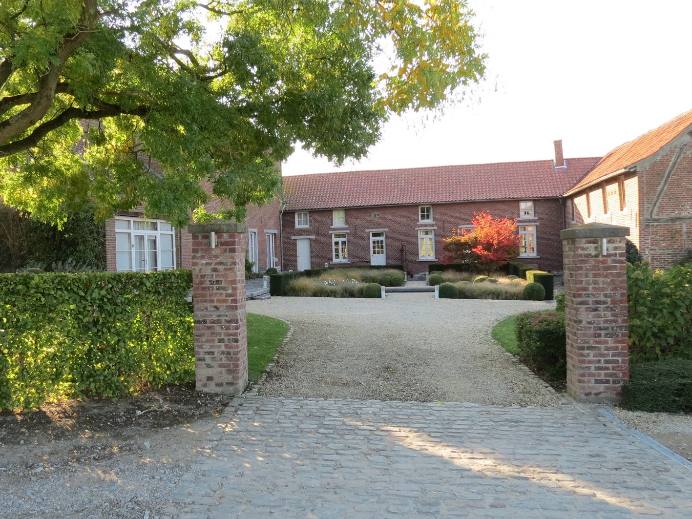 Cour de ferme jardin à Ittre
