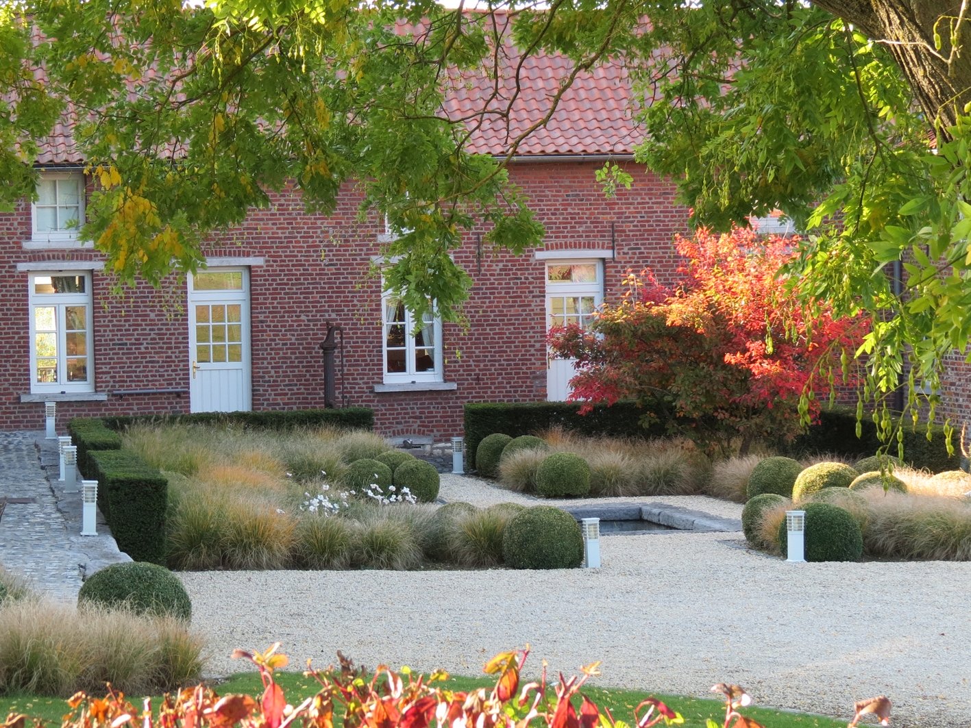 Cour de ferme jardin à Ittre